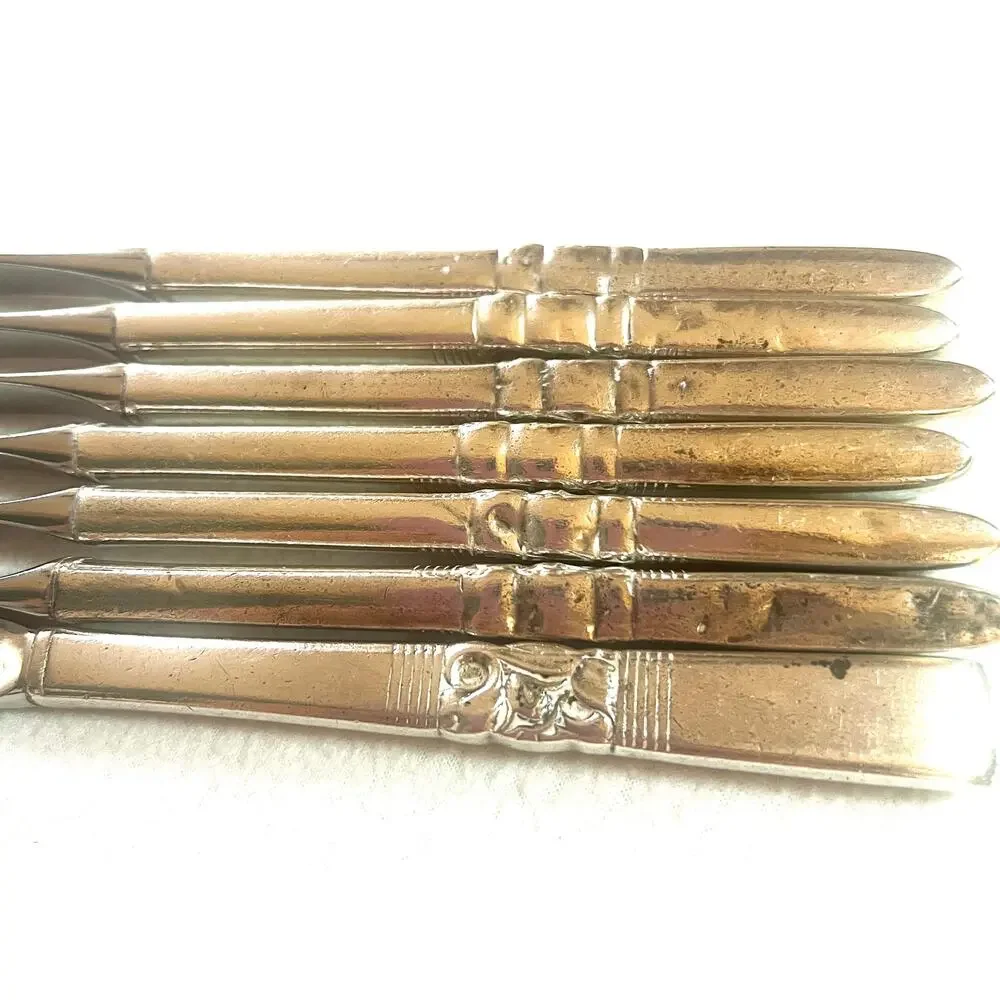 1948 Oneida Community Silverplate MORNING STAR 45 Piece Flatware Set + Serving